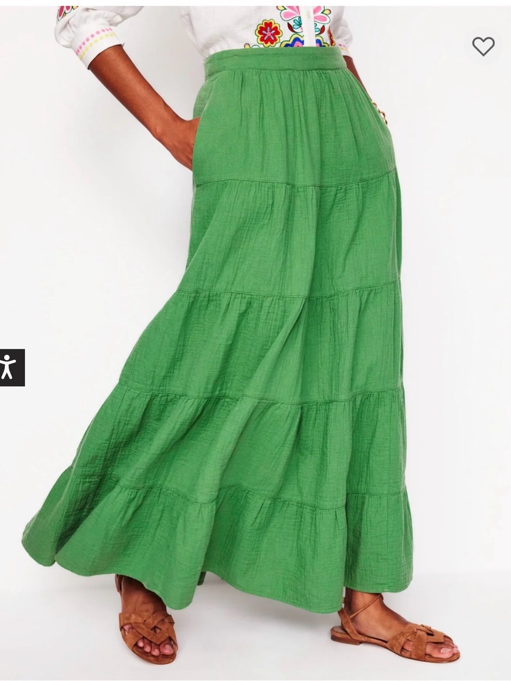 Boden Nadia Double Cloth Maxi Skirt - Picture 4 of 12